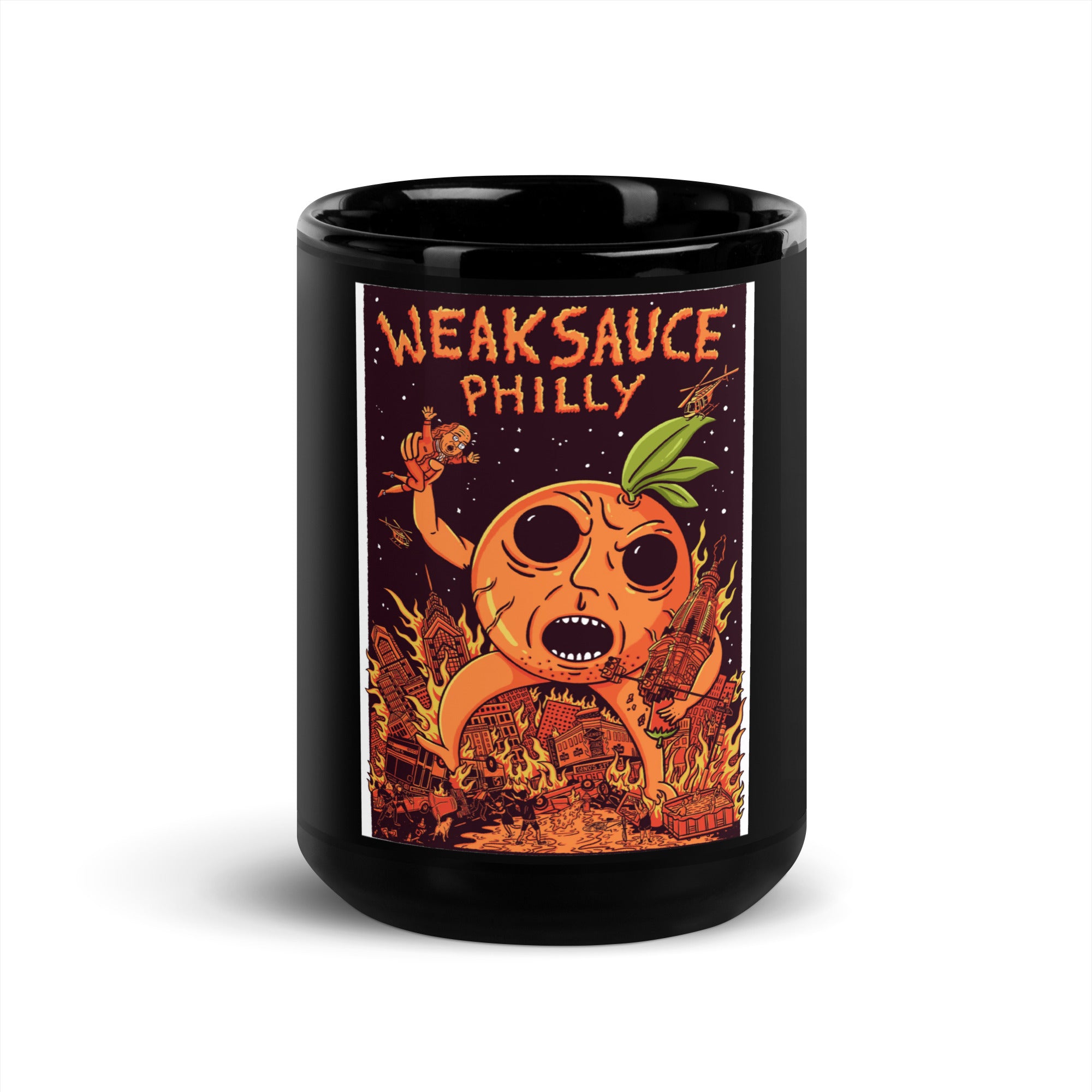 Black Weaksauce Glossy Mug