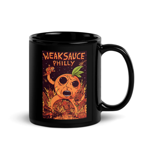 Black Weaksauce Glossy Mug